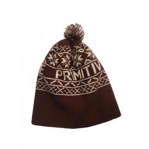 Primitive Maroon Pom Pom Winter Beanie. One size fits all. Excellent condition